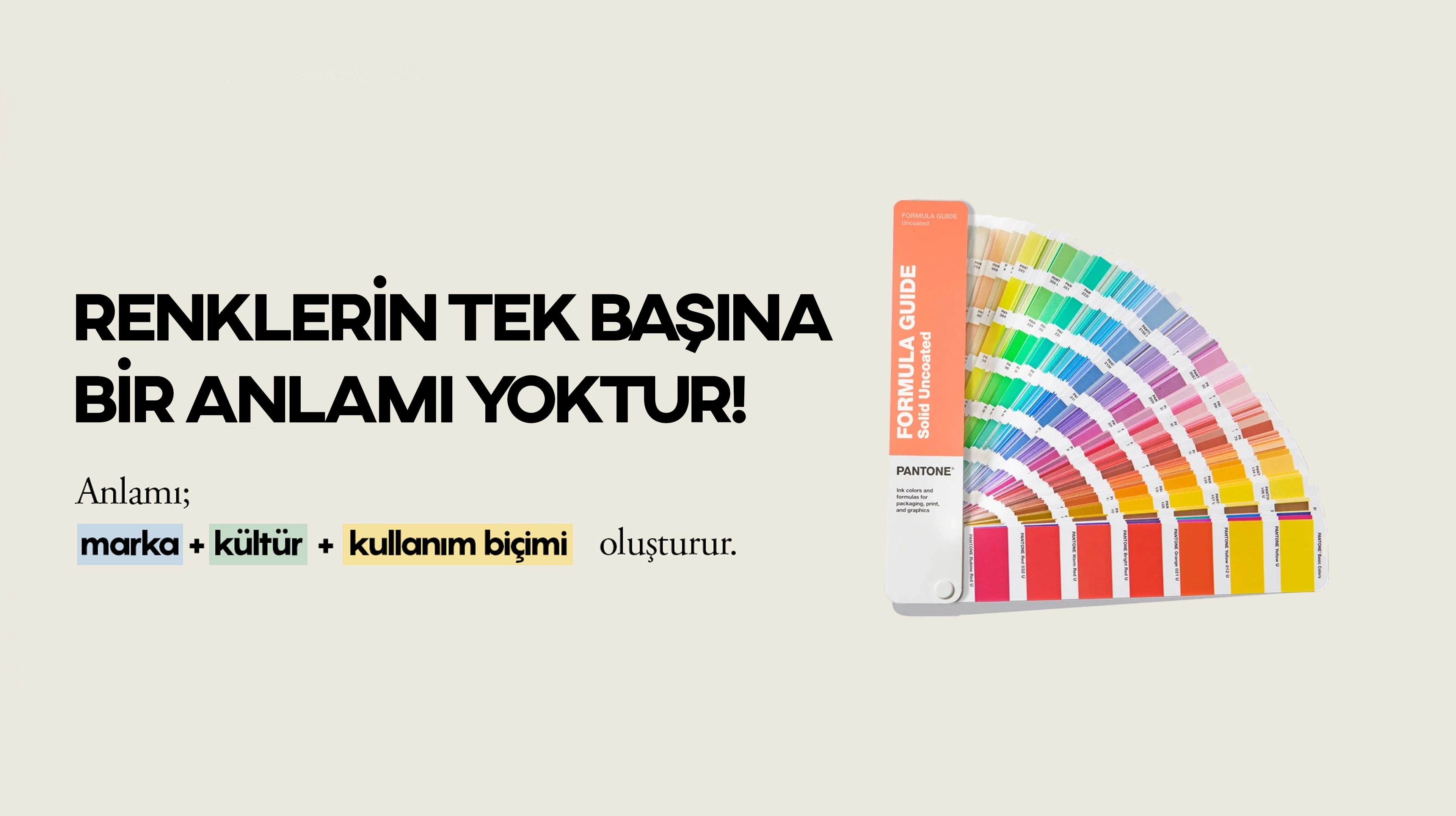 Renk markanın görsel imzasıdır!